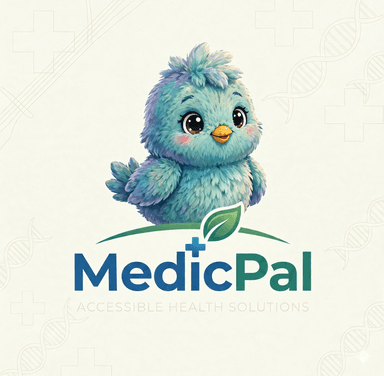 MedicPal — fluffy bird mascot